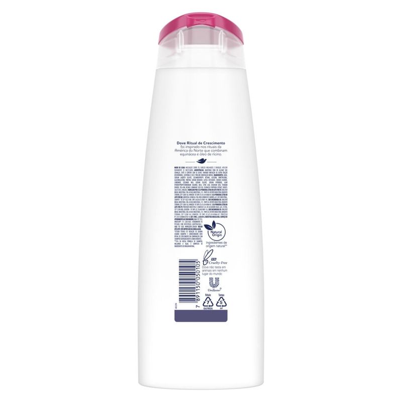 DOVE SHAMPOO NUTRITIVE SECRETS RITUAL LISO & NUTRIDO 400ML
