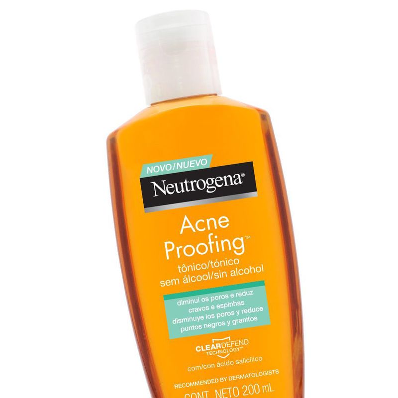NEUTROGENA ACNE PROOFING TONICO FACIAL SEM ALCOOL 200ML