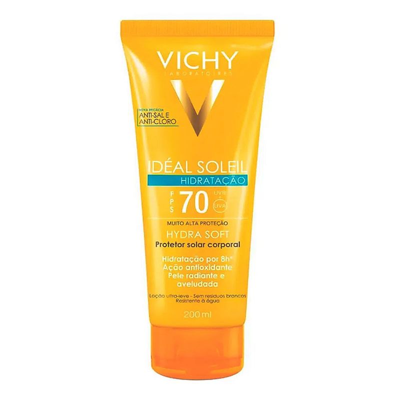 VICHY IDEAL SOLEIL PROTETOR SOLAR HYDRA SOFT FPS70 200ML