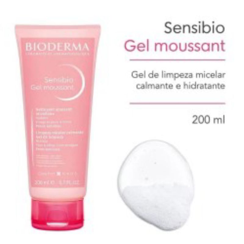 BIODERMA SENSIBIO GEL MOUSSANT TODOS OS TIPOS DE PELE 200ML