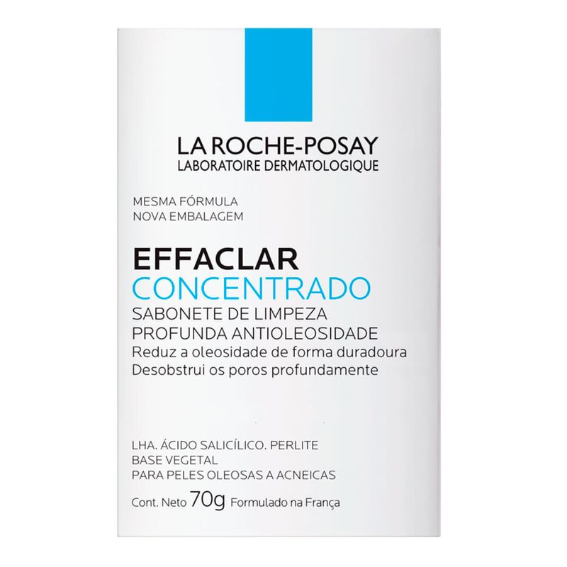 EFFACLAR CONCENTRADO SABONETE EM BARRA ANTIOLEOSIDADE 70G