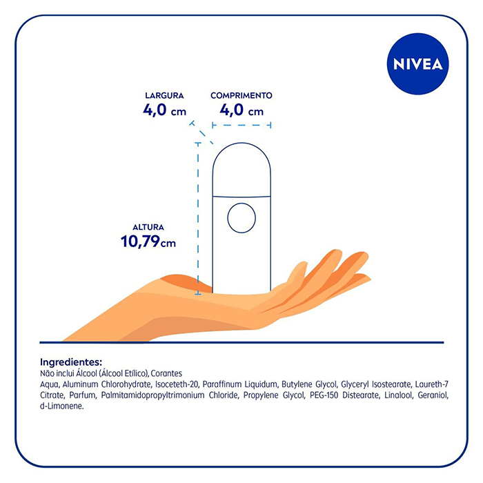 NIVEA DESODORANTE ROLL ON INVISIBLE BLACK WHITE FRESH MEN 50