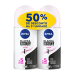 DES NIVEA ROLL ON INVISIBLE BLACK WHITE CLEAR 50ML PACK2