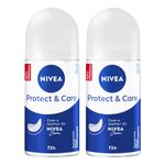 NIVEA DESODORANTE ROLL ON PROTECT CARE 50ML 2UN