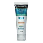 NEUTROGENA SUN FRESH PROTETOR SOLAR FACIAL FPS60 COM COR 50M