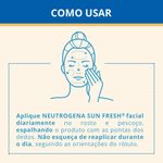 NEUTROGENA SUN FRESH PROTETOR SOLAR FACIAL FPS60 COM COR 50M