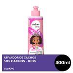 ATIVADOR DE CACHOS SALON LINE S.O.S KIDS CAMOMILA E ALOE VER
