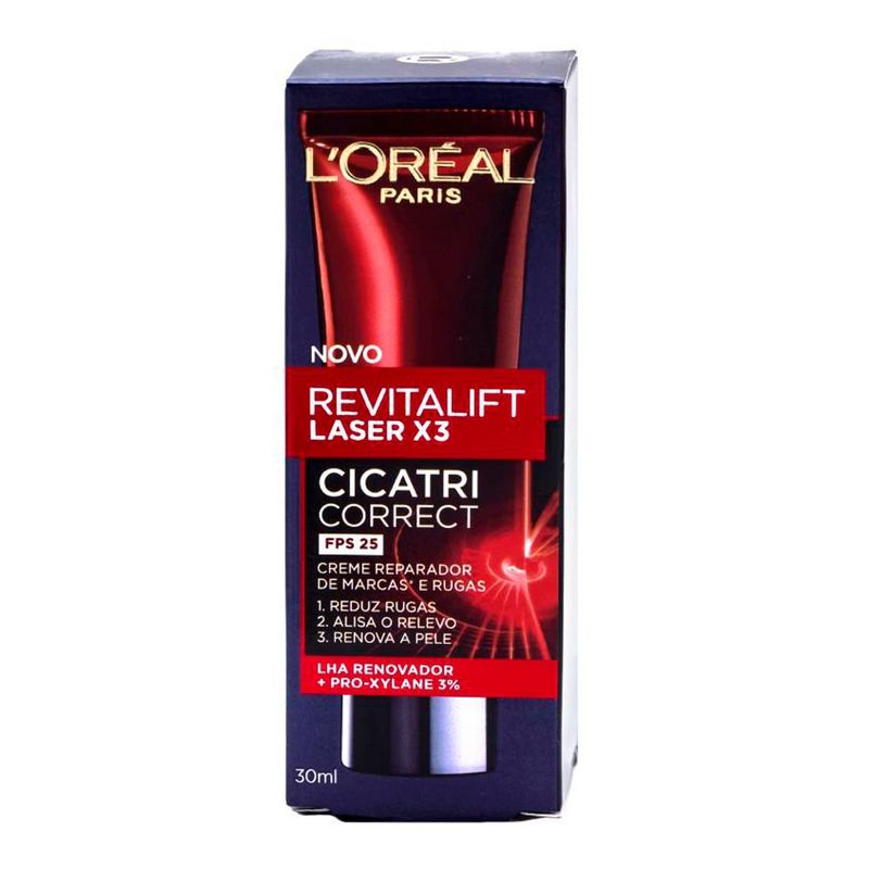 LOREAL REVITALIFT LASER X3 CICATRI CORRECT CREME FACIAL REPA