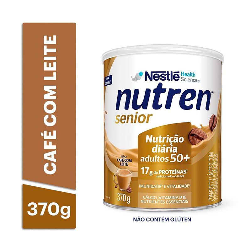 NUTREN SENIOR CAFE COM LEITE 370G
