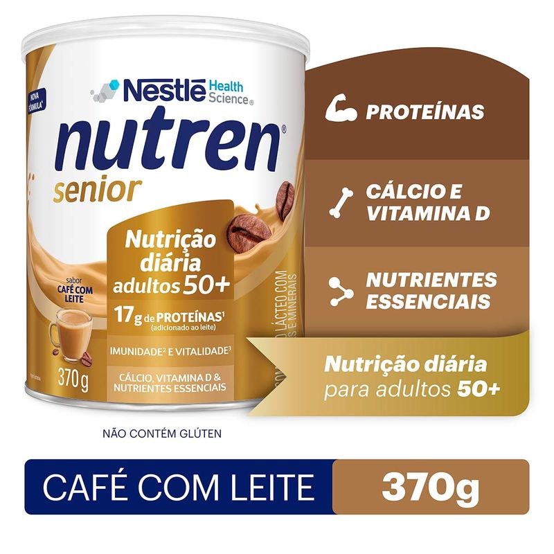 NUTREN SENIOR CAFE COM LEITE 370G