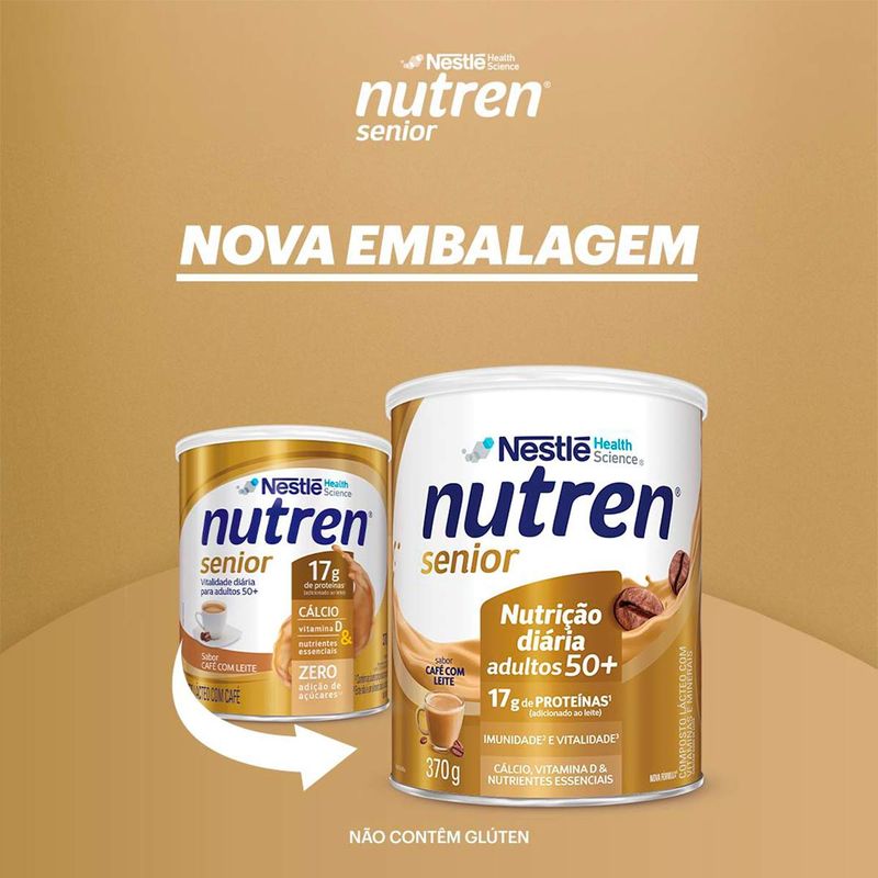 NUTREN SENIOR CAFE COM LEITE 370G