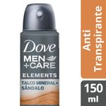 DOVE DESODORANTE AE MEN TALCO MINERAL E SANDALO 150ML