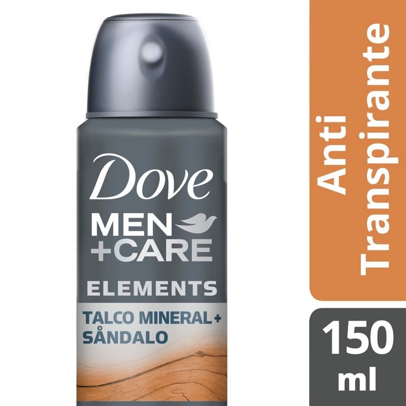 DOVE DESODORANTE AE MEN TALCO MINERAL E SANDALO 150ML