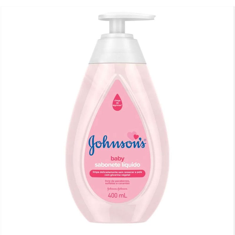 SABONETE LIQUIDO JOHNSONS BABY ENRIQUECIDO COM LOÇAO HIDRATA