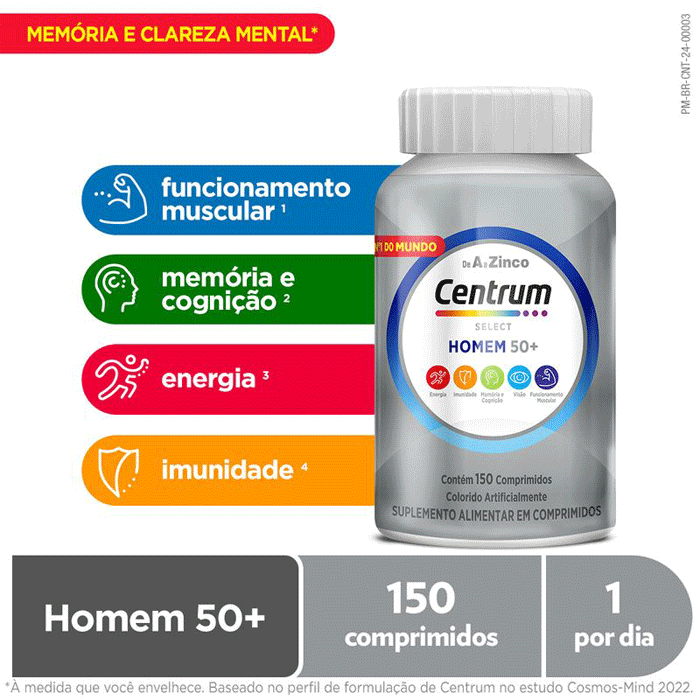 CENTRUM SELECT HOMEM 150CPR