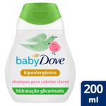 DOVE SHAMPOO BABY HIDRATAÇAO ENRIQUECIDA CABELOS CLAROS 200M