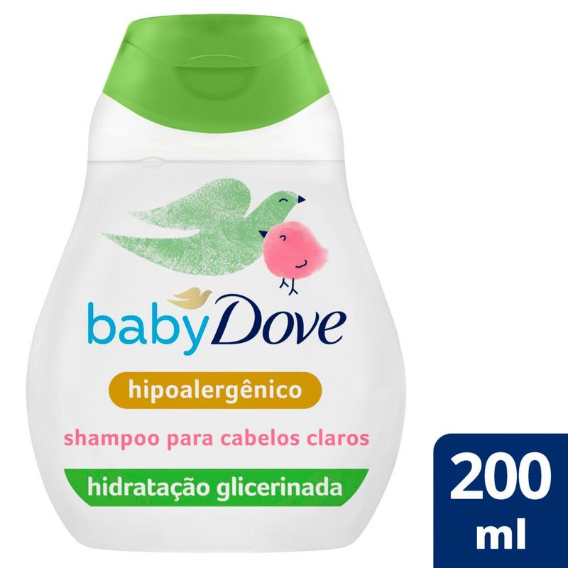 DOVE SHAMPOO BABY HIDRATAÇAO ENRIQUECIDA CABELOS CLAROS 200M