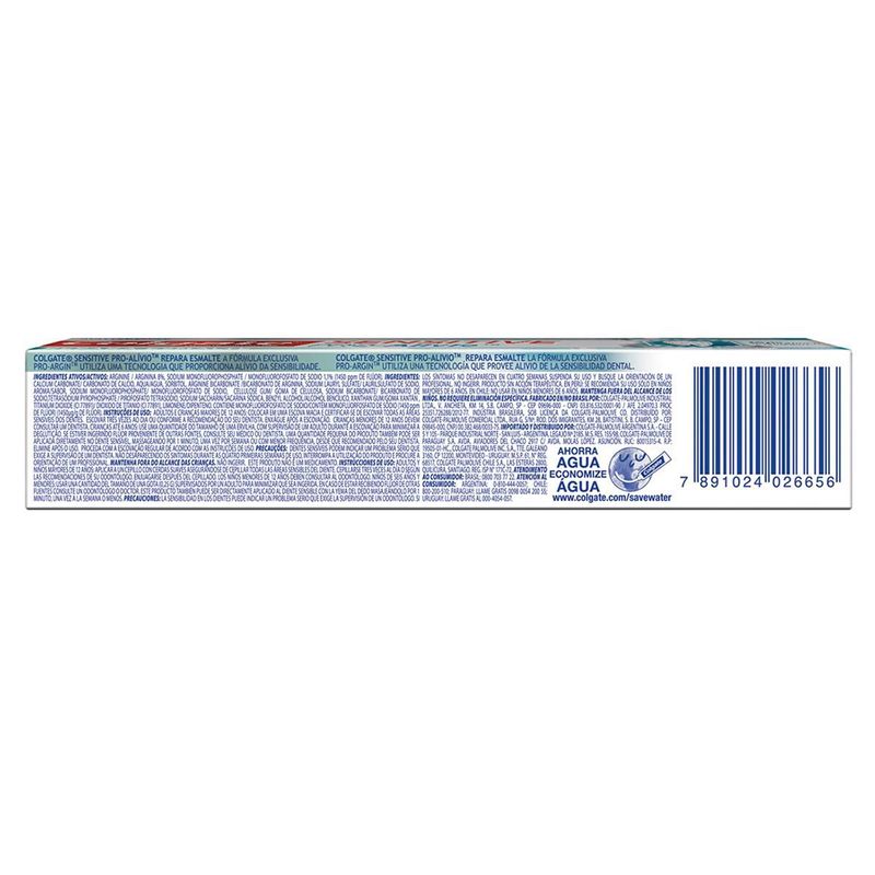 CREME DENTAL COLGATE SENSITIVE PRO ALIVIO REPARA ESMALTE 50G