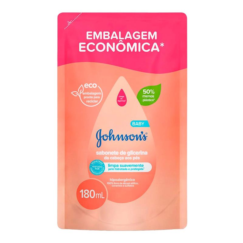 SABONETE LIQUIDO JOHNSONS BABY DA CABEÇA AOS PES COM GL-230