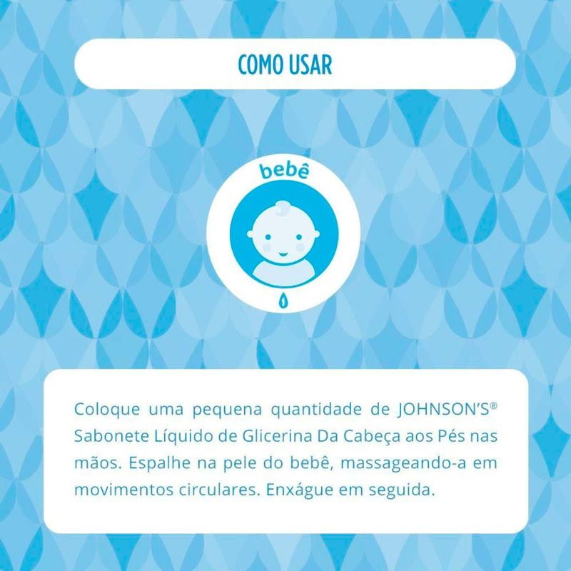 SABONETE LIQUIDO JOHNSONS BABY DA CABEÇA AOS PES COM GL-230