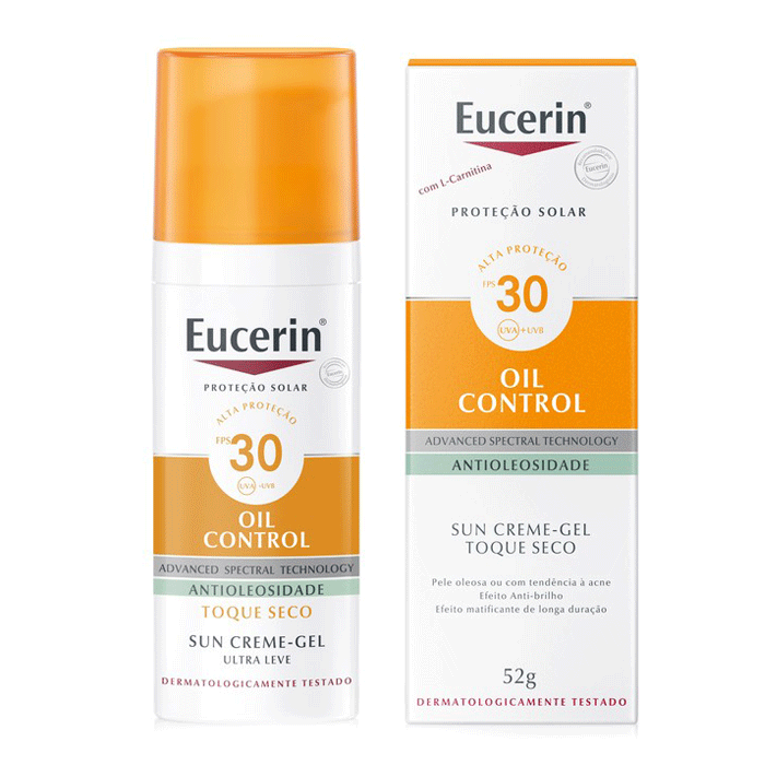 EUCERIN SUN PROTETOR SOLAR FACIAL OIL CONTROL FPS30 52G
