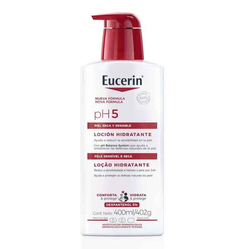 EUCERIN PH5 LOÇAO HIDRATANTE PELE SENSIVEL PUMP 400ML