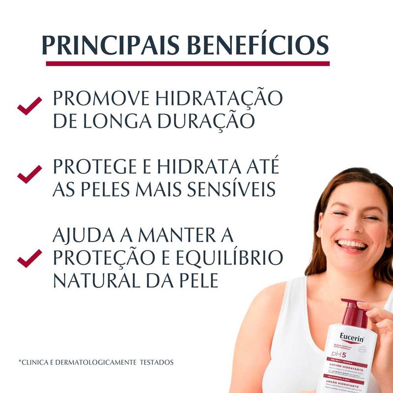 EUCERIN PH5 LOÇAO HIDRATANTE PELE SENSIVEL PUMP 400ML