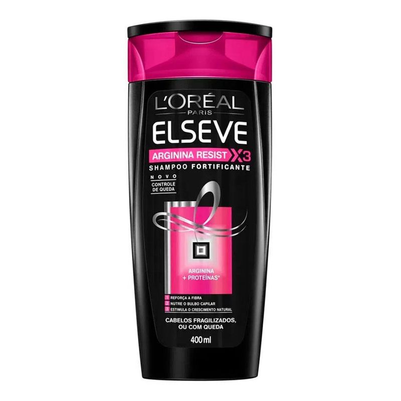 SHAMPOO ELSEVE ARGININA RESIST X3 CABELOS FRAGILIZADOS -52