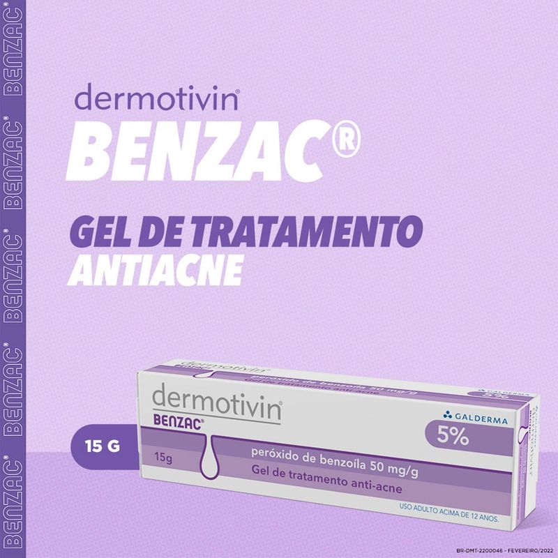 DERMOTIVIN BENZAC 5% 15G