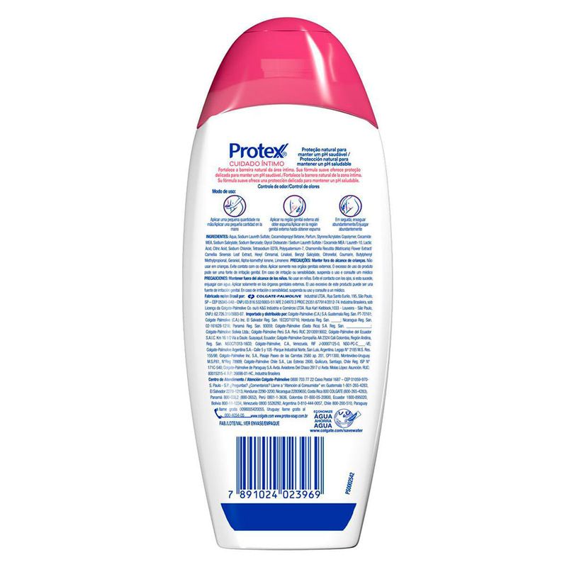 SABONETE LIQUIDO PROTEX CUIDADO INTIMO DELICATE CARE 200ML