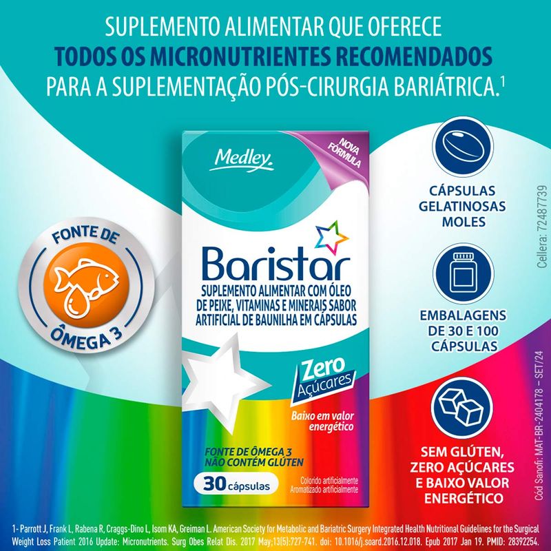 BARISTAR ZERO AÇUCAR 30CAP