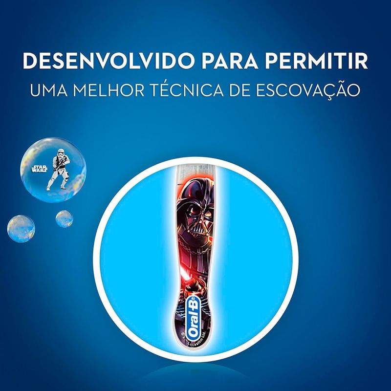ESCOVA DENTAL INFANTIL ORAL B PRO  SAUDE STAGES 8ANOS STARS