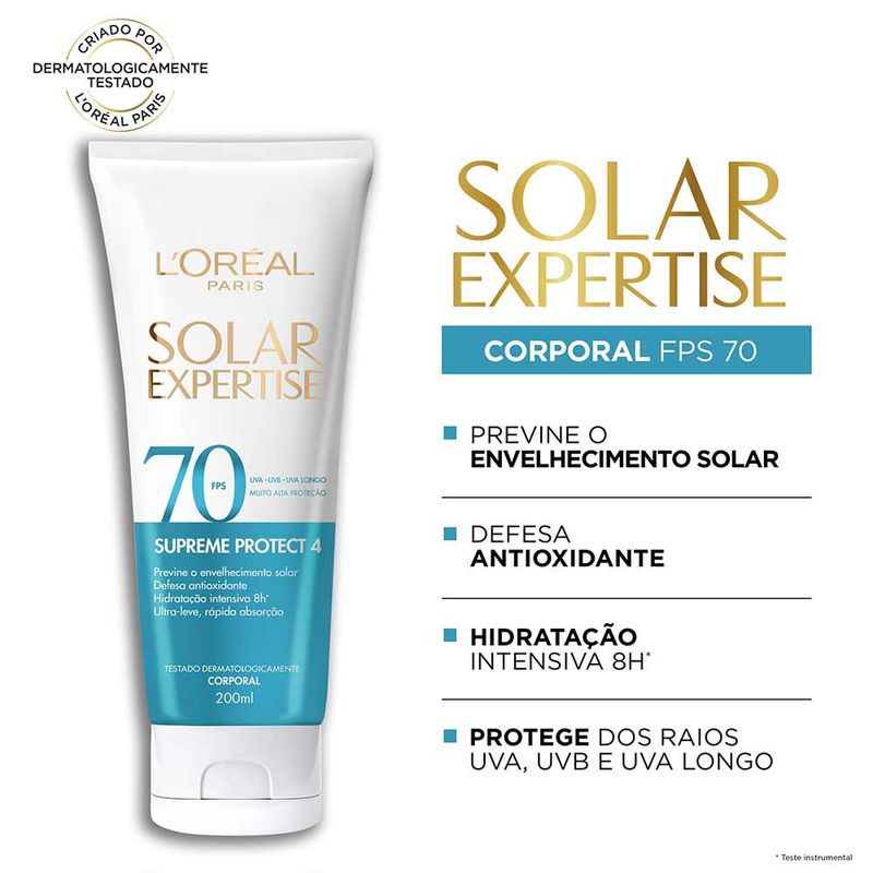 LOREAL EXPERTISE SOLAR SUPREME PROTECT4 FPS7 200ML