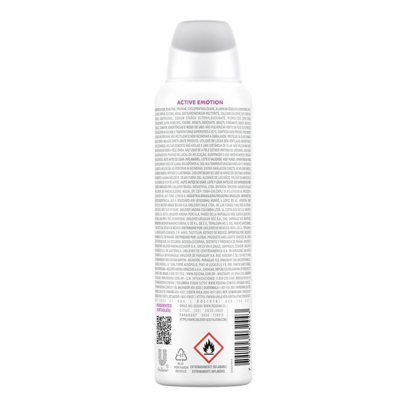 DESODORANTE REXONA AE ACTIVE EMOTION 150ML
