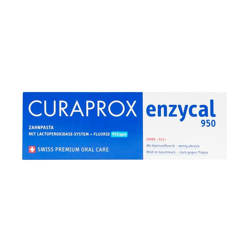 Creme Dental Curaprox Enzycal 950 75ML - CAASP Shop