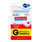 PARACETAMOL BEBE 100MG/ML GOTAS EMS 15ML GEN