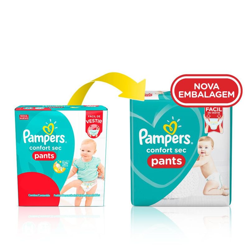 FRALDA PAMPERS PANTS P 46UN