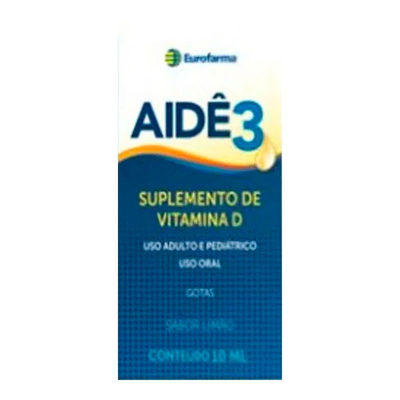 AIDE 3 200UI/GOTA SABOR LIMAO 10ML
