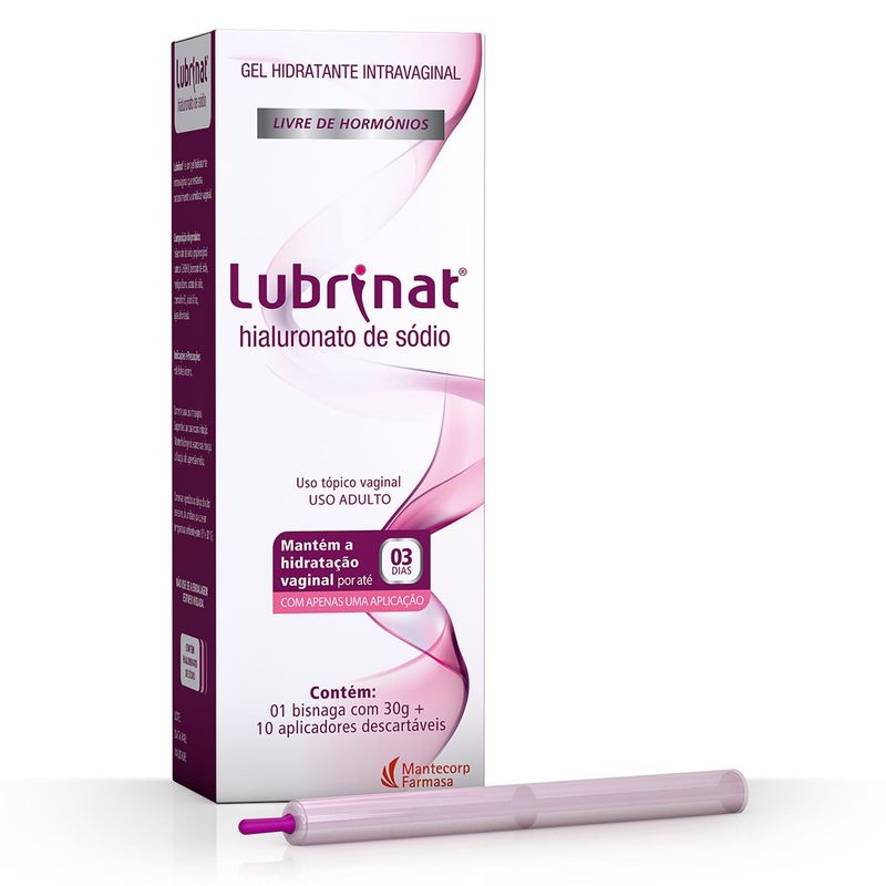 LUBRINAT GEL HIDRANTE INTRAVAGINAL 30G 10APLICADORES