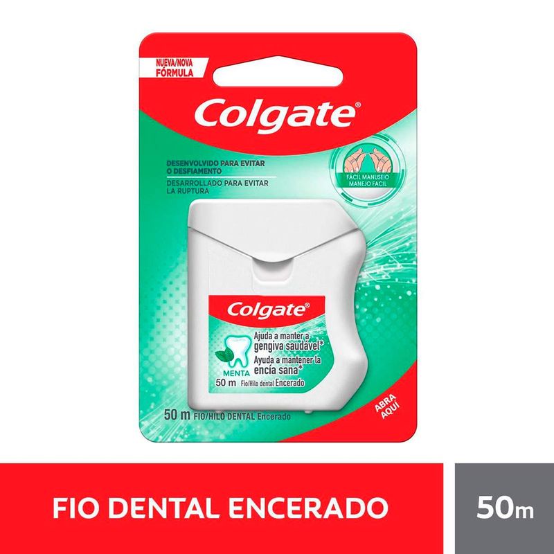 FIO DENTAL COLGATE MENTA 50M