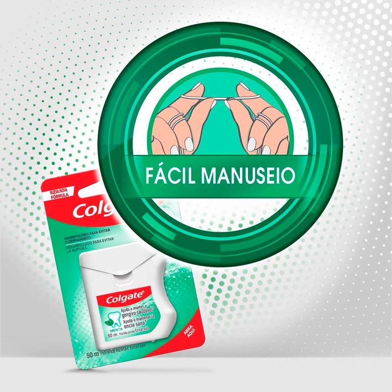 FIO DENTAL COLGATE MENTA 50M