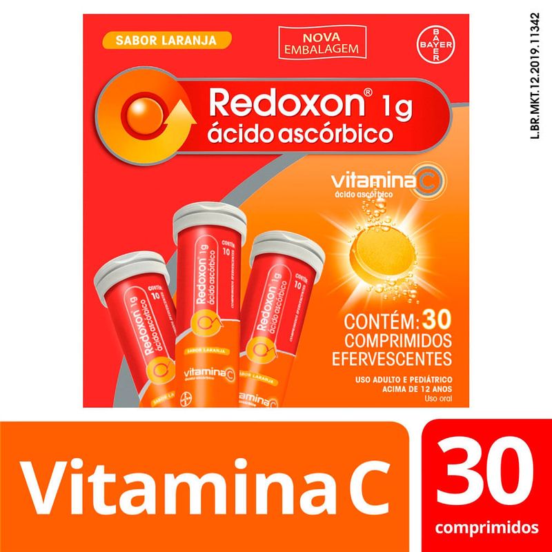 REDOXON 1G LARANJA 30CPR EFERVESCENTES