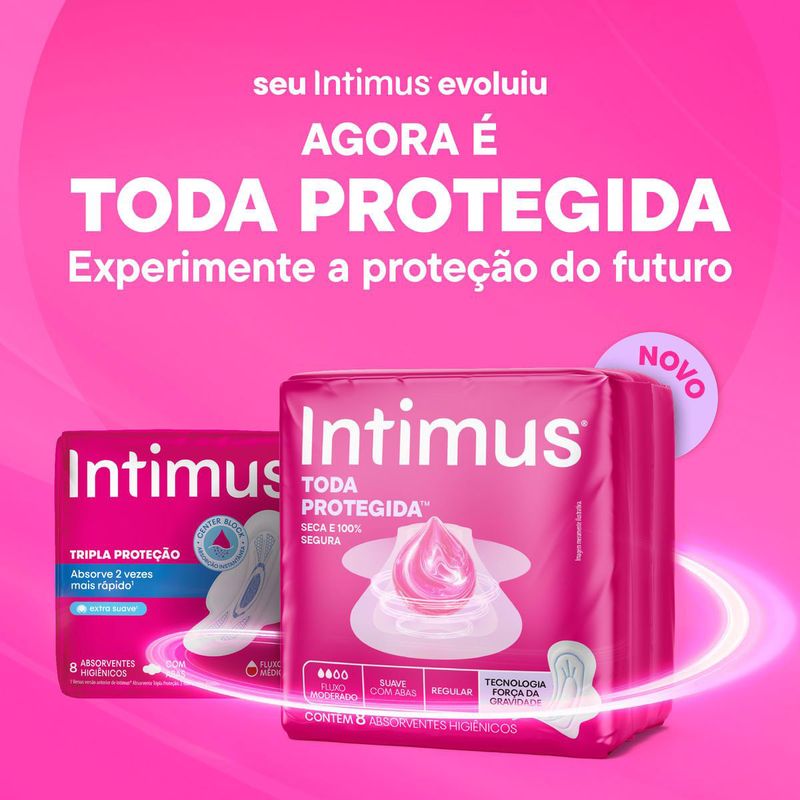 ABSORVENTE INTIMUS GEL TRILPA PROTEÇAO EXTRA SUAVE C/ABAS 32