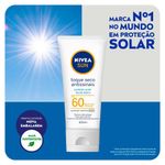 NIVEA SUN PROTETOR SOLAR FACIAL ANTISSINAIS TOQUE SECO FPS60