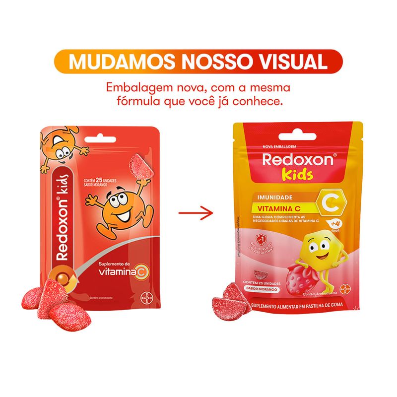 REDOXITOS 30MG SABOR MORANGO 25UN