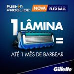 APARELHO GILLETTE FUSION PROGLIDE FLEXBALL