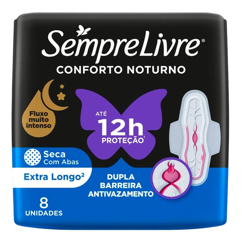 ABSORVENTE SEMPRE LIVRE ADAPT PLUS NOITE E DIA COBERTUR-192