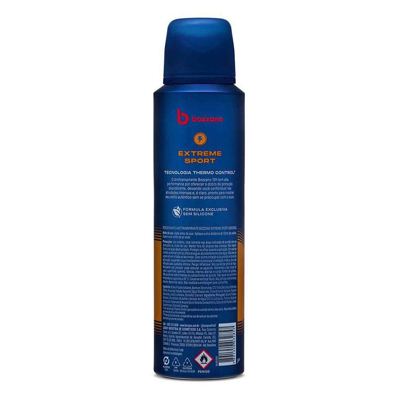 DESODORANTE BOZZANO AE EXTREME 150ML
