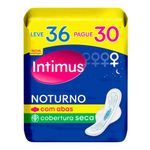 ABSORVENTE INTIMUS GEL NOTURNO COBERTURA SECA COM ABAS 36