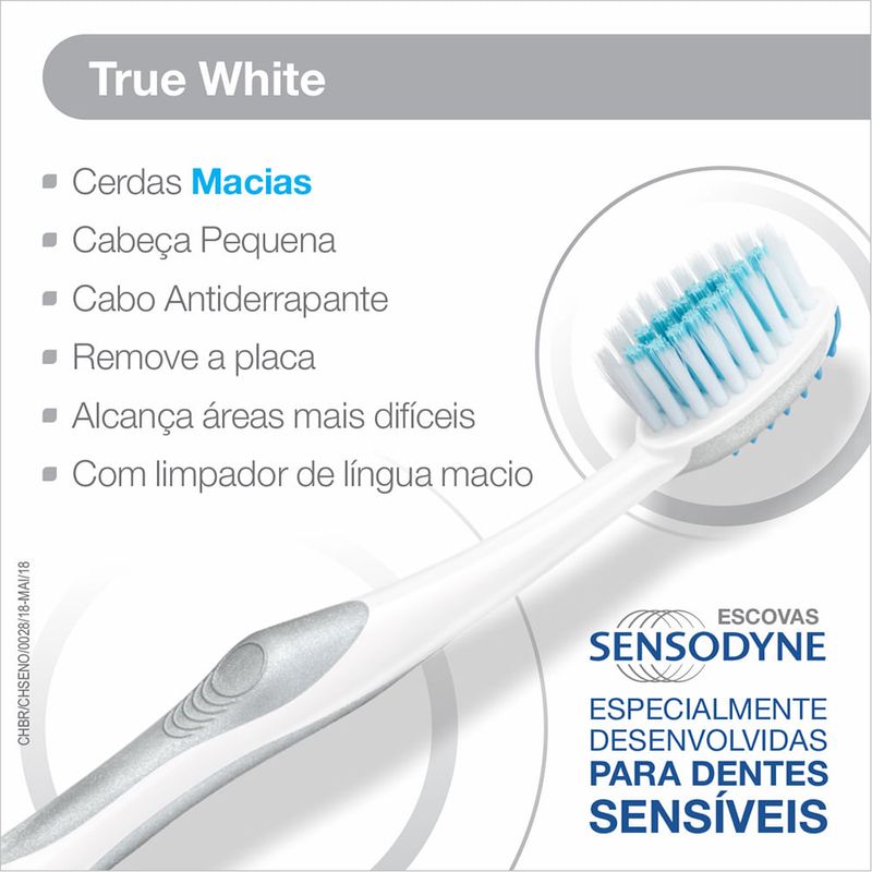 ESCOVA DENTAL SENSODYNE TRUE WHITE MACIA